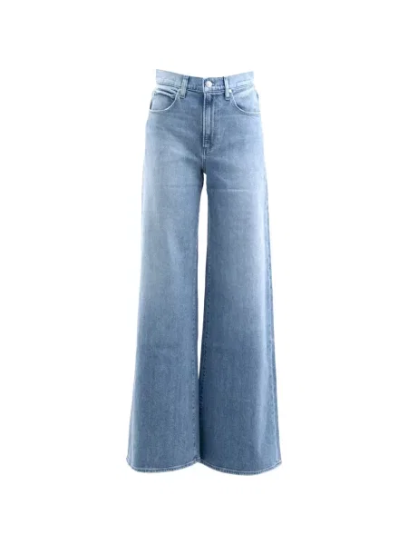 Blugi Paige cu picior lat albastru