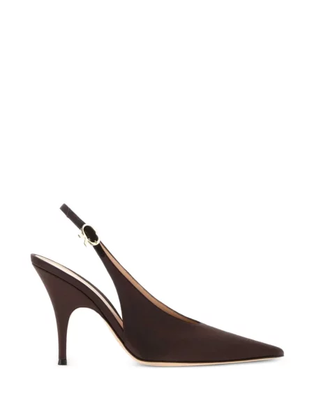 Pantofi cu toc Gianvito Rossi slingback maro