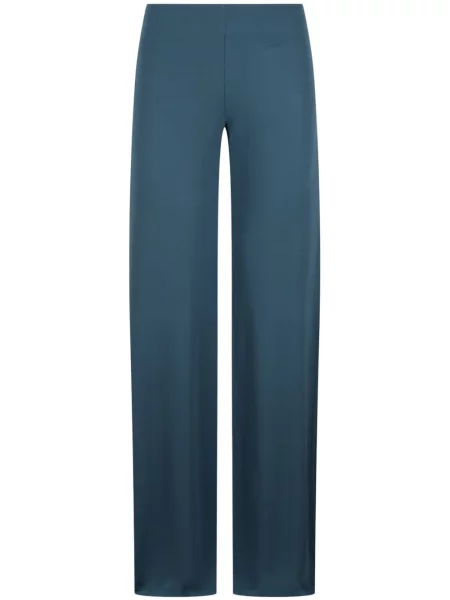 Pantaloni Alberta Ferretti din jerseu albastru