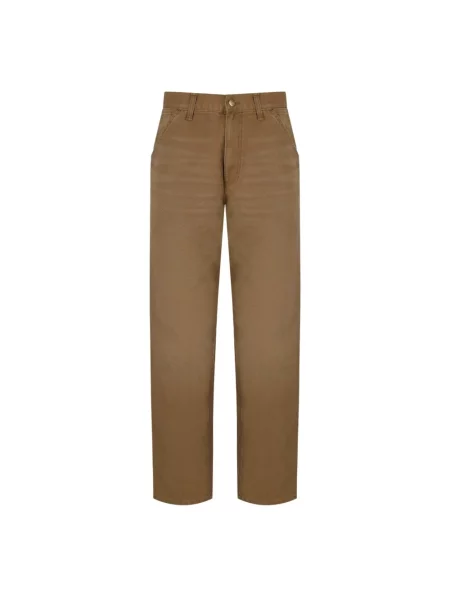 Spodnie Carhartt Wip brązowe