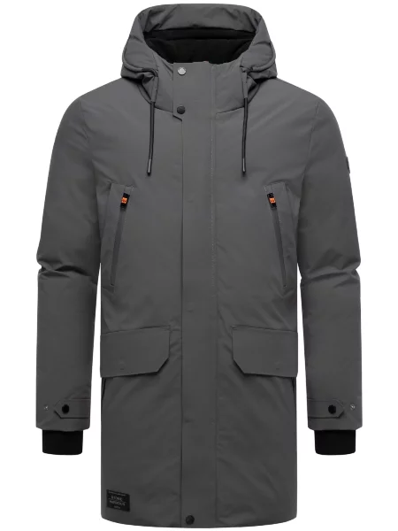 STONE HARBOUR Palton de iarnă Kitraan XX închis / portocaliu gri