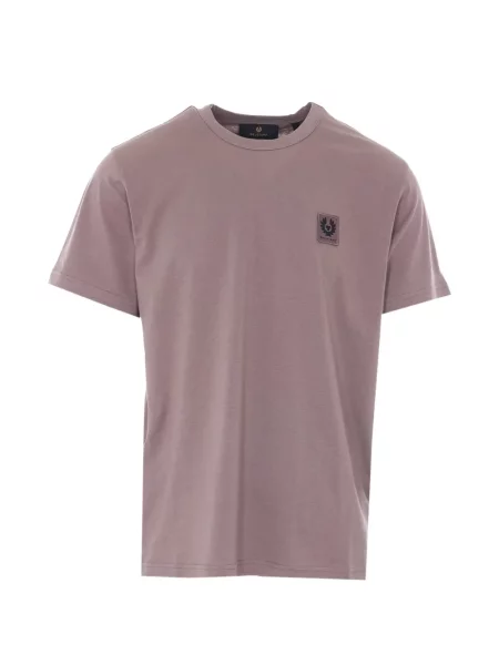 Tricou Belstaff cu decolteu rotund violet