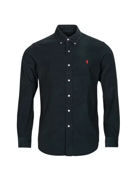 Polo Ralph Lauren srajca Corduroy črna