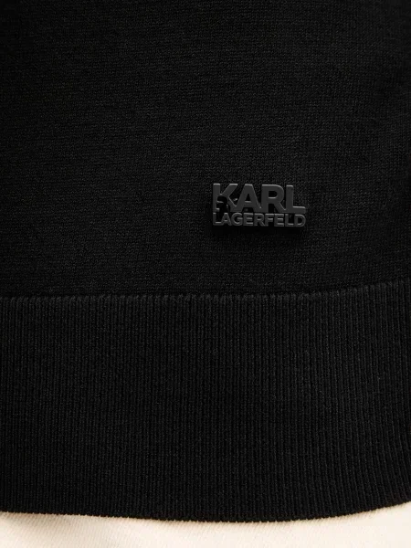 Легкий свитер Karl Lagerfeld черный