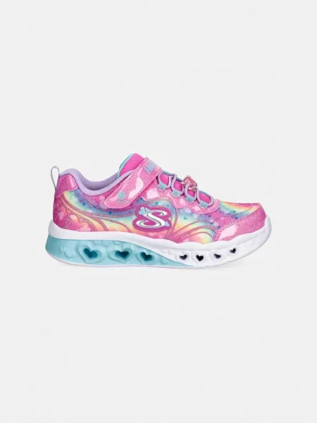 Skechers FLUTTER HEART LIGHTS GROOVY SWIRL gyerek sportcipő rózsaszín