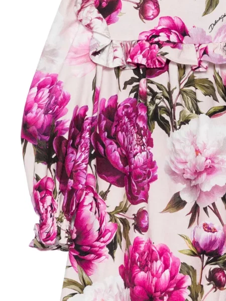 Dětské šaty Dolce & Gabbana růžové