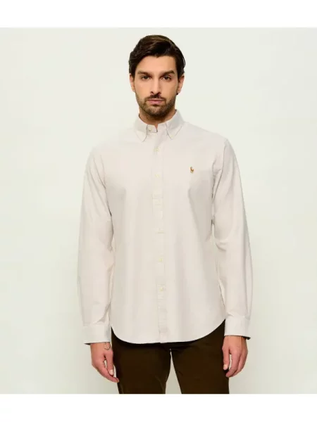 POLO RALPH LAUREN Cămașă | Custom fit bej