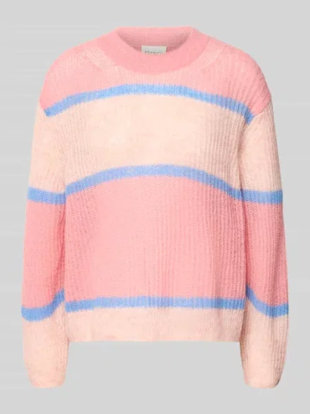 Sweter z dzianiny z mieszanki wełny z alpaki z okrągłym dekoltem Closed