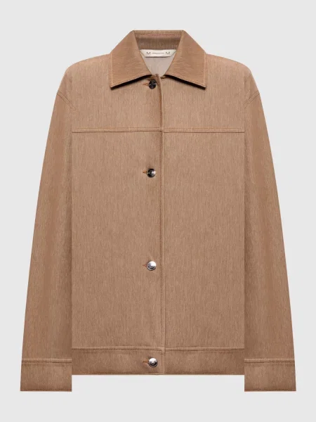 Куртка з ефектом деніму Max Mara коричнева