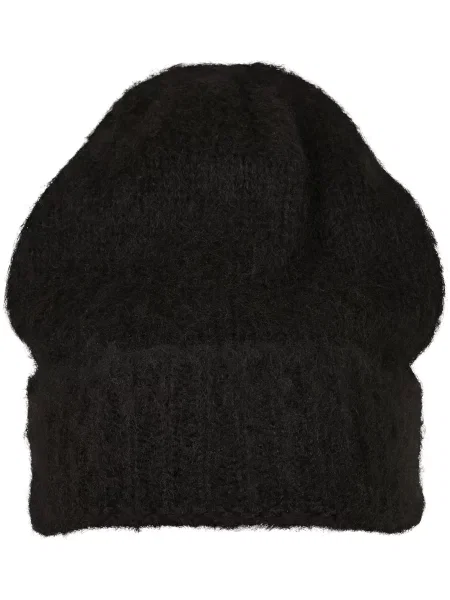 Pletena kapa Flexfit črna