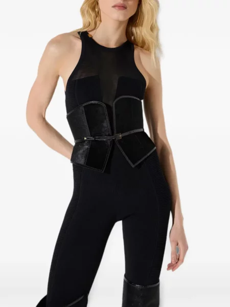 Cu centură sutien Elisabetta Franchi negru