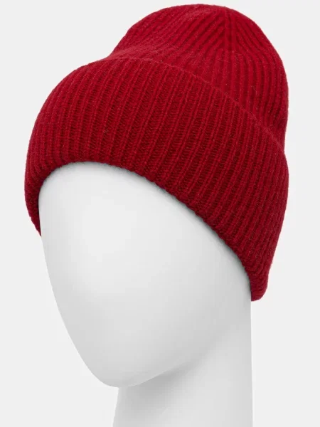 Medicine beanie kapa kašmirska rdeča