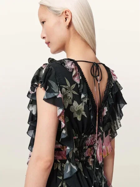 Блузка Allsaints с рюшами