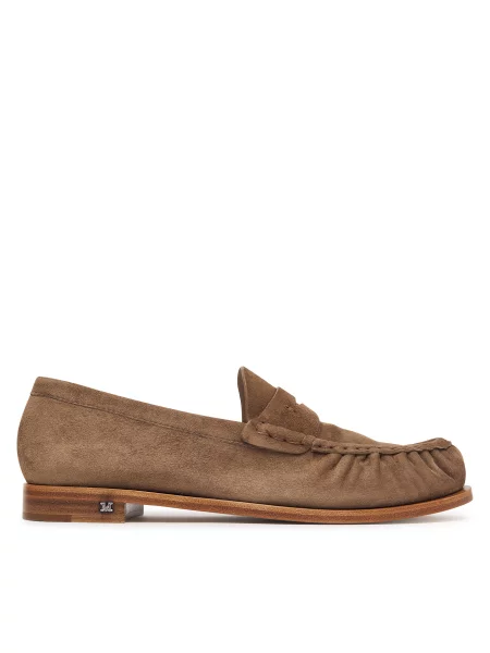 Loaferke Max Mara Sponda Svetlo rjava