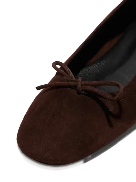 Balerini Aeyde cu funde din piele de căprioară maro