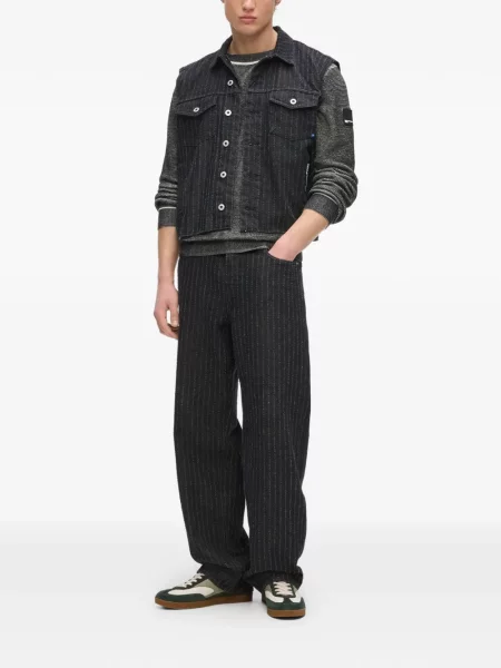 Blugi Karl Lagerfeld Jeans negru