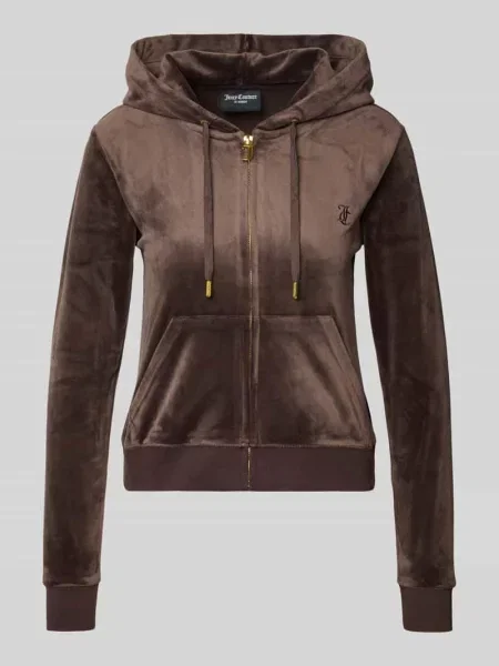 Bluza rozpinana z wyhaftowanym logo model ‘ROBERTSON’ Juicy Couture