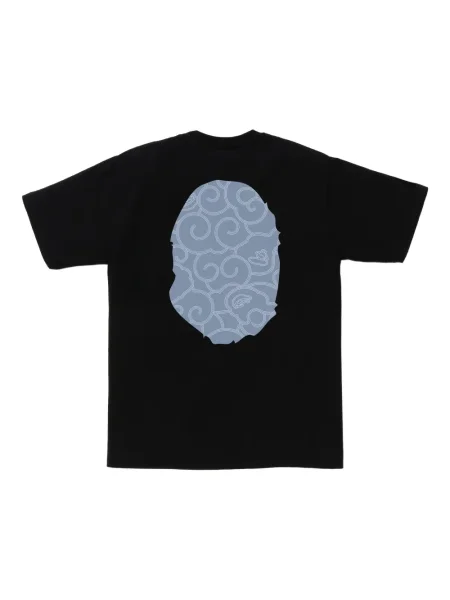 Tricou A Bathing Ape® cu imagine negru
