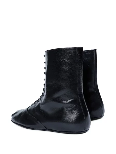 Botine Ann Demeulemeester din piele negru