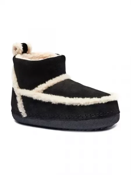 INUIKII Bőr hótaposó Shearling Classic fekete