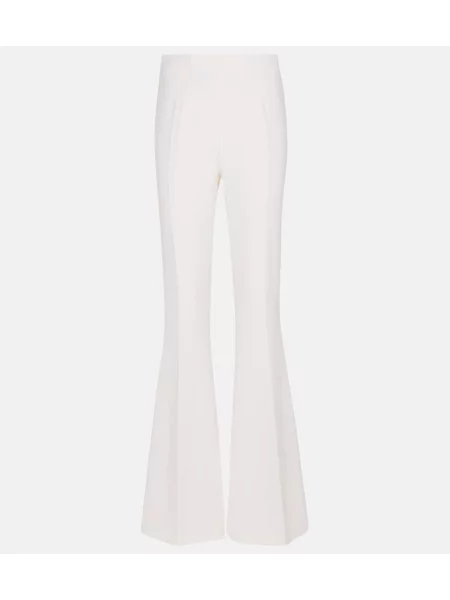Pantaloni Safiyaa cu talie înaltă alb