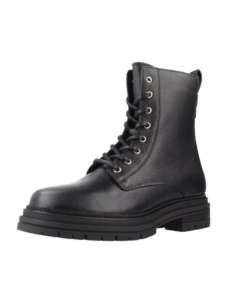 Tommy Hilfiger De piele botine negru