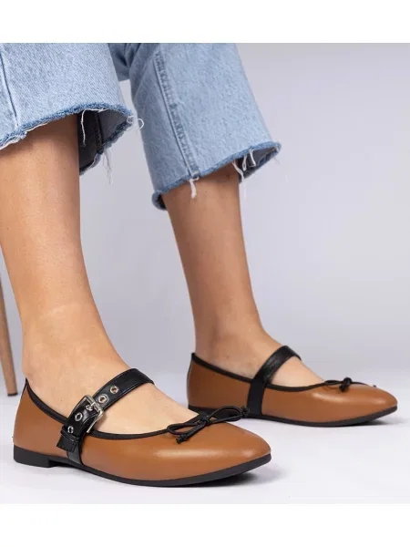 Balerinke D/ceo z lokom rjava