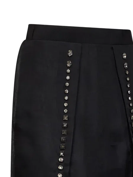 Fustă midi Stella Mccartney negru