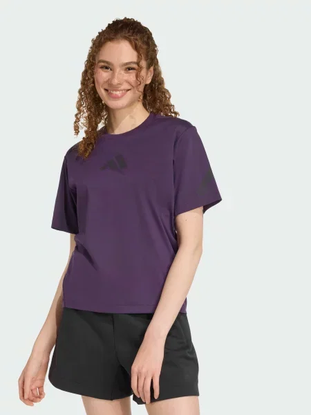 Футболка Adidas фиолетовая