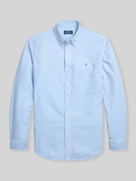Koszula casualowa o kroju regular fit z czystej bawełny Polo Ralph Lauren niebieska