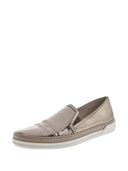 Sneakerși Tod's din piele auriu