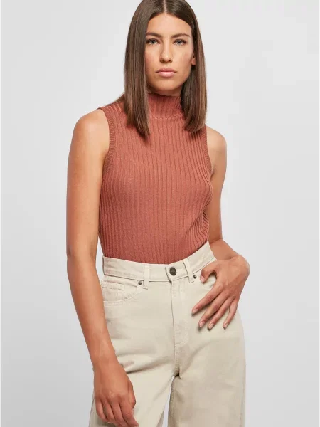 Dzianinowy top Urban Classics bez rękawów