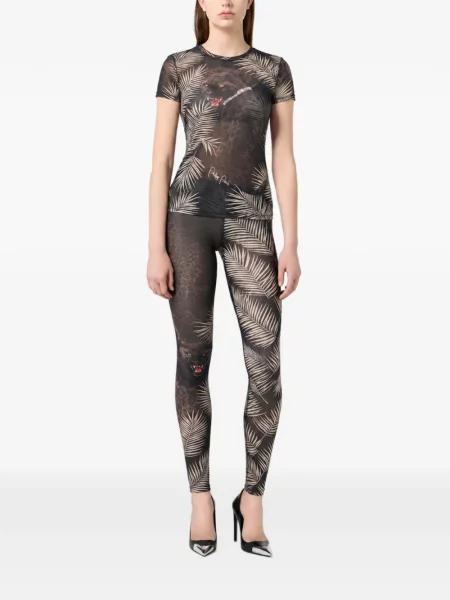 Leggings Philipp Plein din tul negru