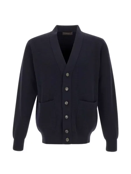Cardigan Filippo De Laurentiis de lână albastru