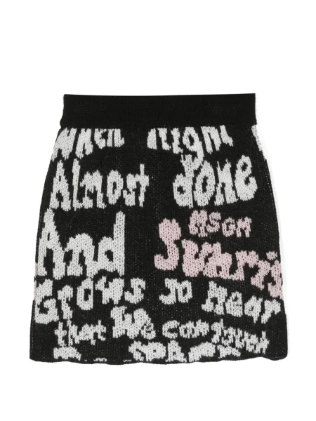 Spódnica midi dziecięca Msgm czarna