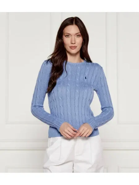 POLO RALPH LAUREN Kötött pulóver | pima kék
