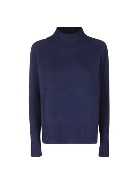 Sweter z golfem Be You do golfa niebieski