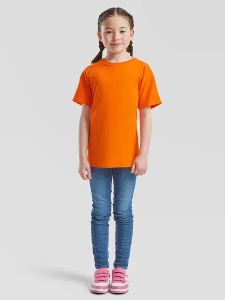 Tricou copii Fruit Of The Loom portocaliu