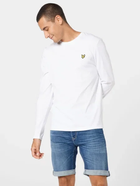 Lyle & Scott Tricou / galben / negru alb
