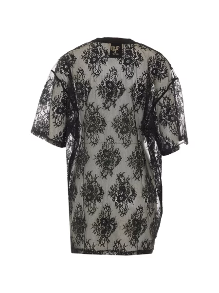Tricou Aniye By cu model floral din dantelă negru