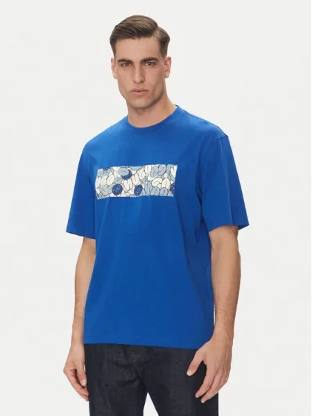 HUGO T-shirt Nurix plava