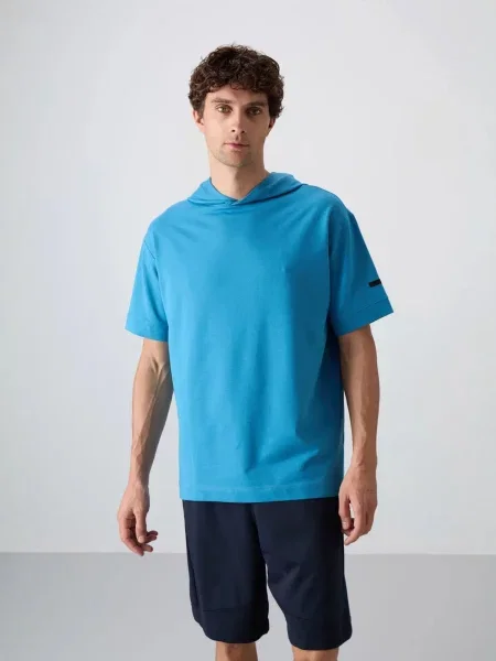 Tommy Life Tričko nebeská modř