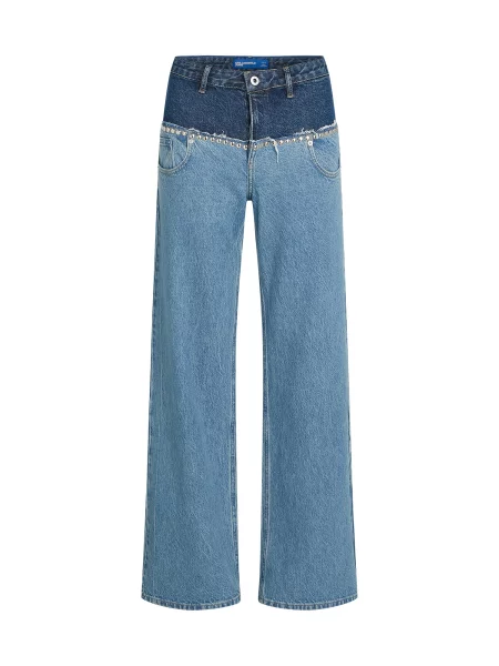 Karl Lagerfeld Jeans jeans medium waist albastru