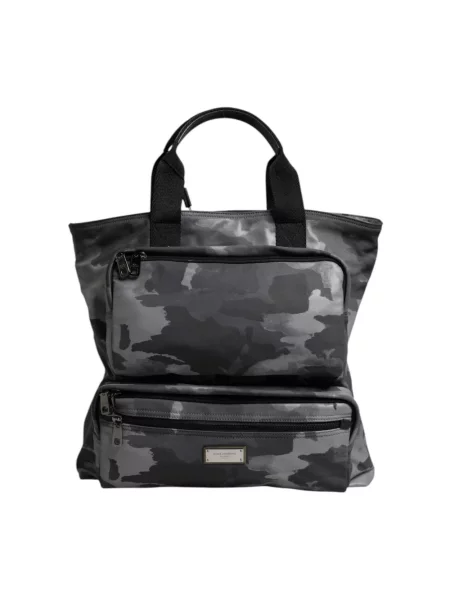 Torebka Dolce And Gabbana w kamuflażu szara