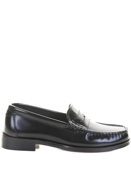 Pantofi loafer Furla din piele negru