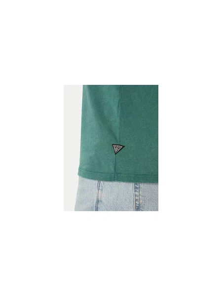 Guess Majica Regular Fit zelena