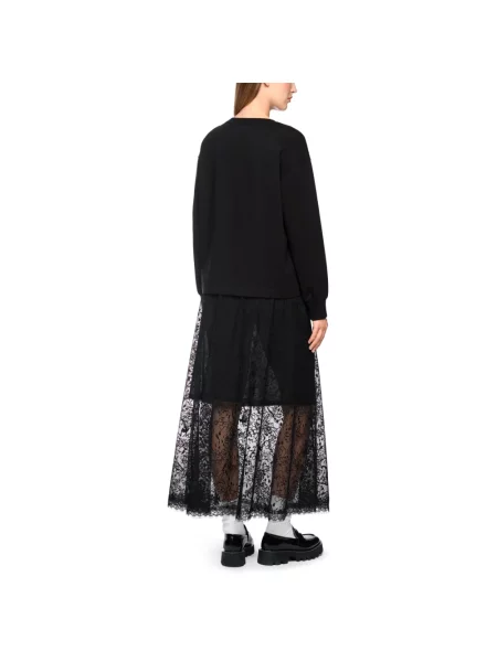 Bluza Marc Cain z nadrukiem czarna