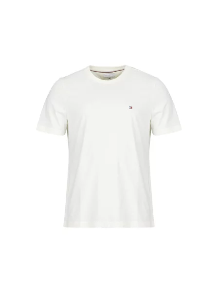 Majica Tommy Hilfiger s kratkimi rokavi bež
