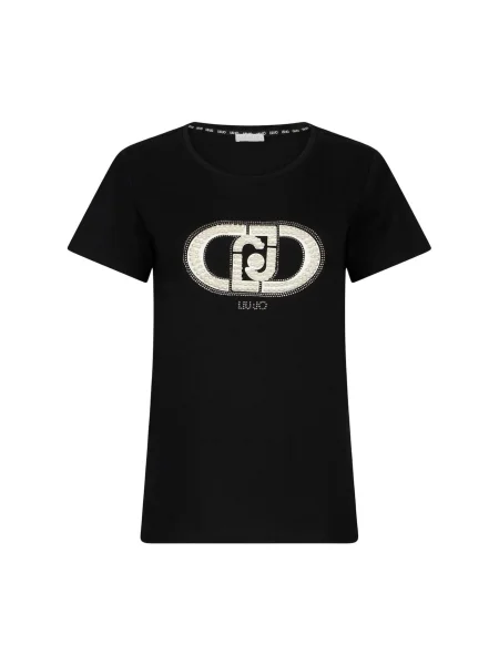 Liu Jo Sport Majica Črna bela