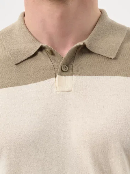 Поло Armani Exchange бежевое